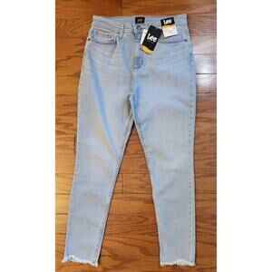 Lee Jeans Women’s Size 10M Skinny Ankle High-Rise Xtreme Frayed Hem NWT